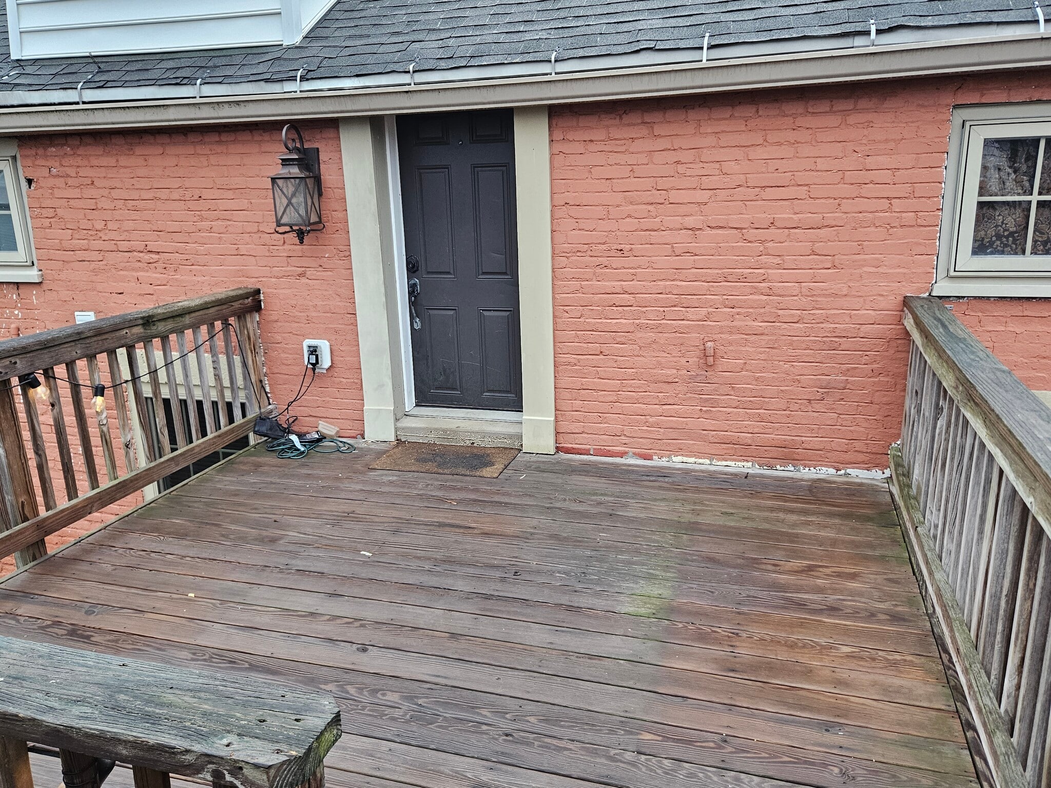 Deck and Apartment Entrance - 718 N Stokes St