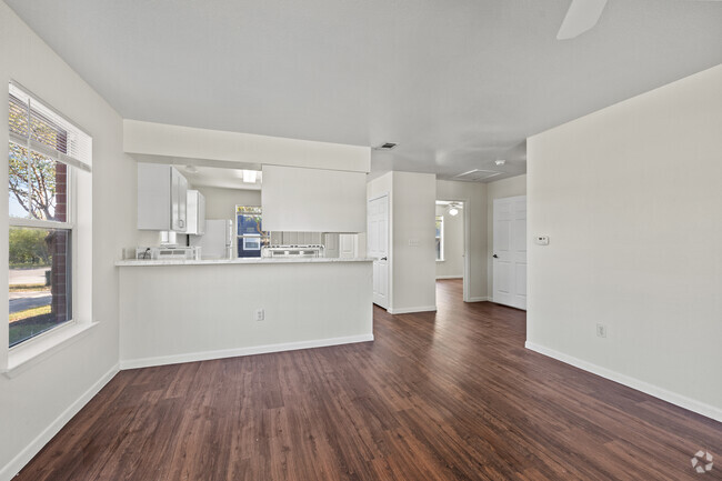 2BR, 2BA - 1,036SF - Living - Asbury Place