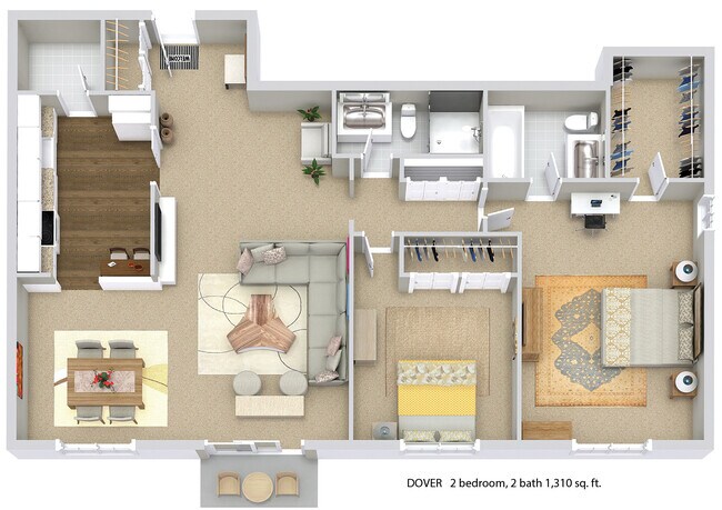 Floorplan - Colony Park Apartments