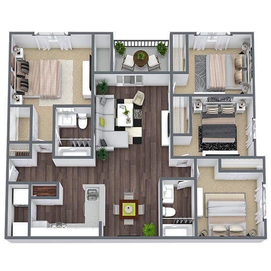 Floorplan - Commons at Haynes Farm