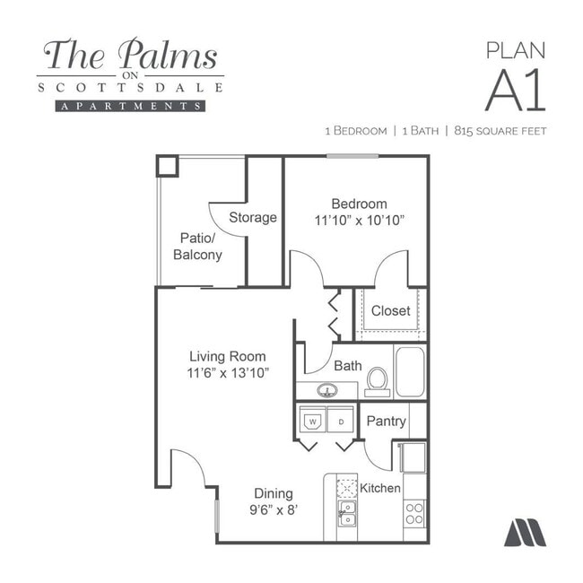 Floorplan - The Palms on Scottsdale