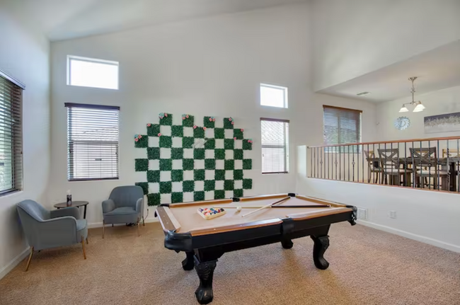 Pool table and dining room - 5831 W Plum Rd