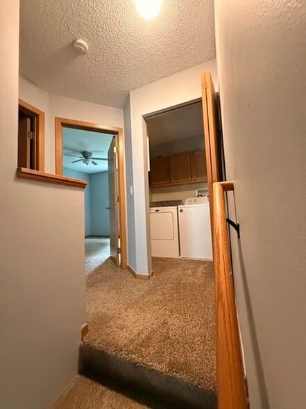 Laundry at top of stairs - 7013 Quantrelle Ave NE