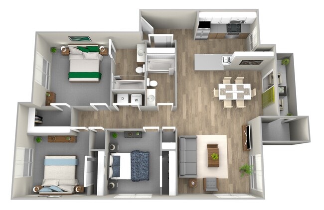 Floorplan - Rylee Ann Apartments