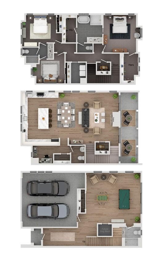 Floorplan - The Townes at SouthPark