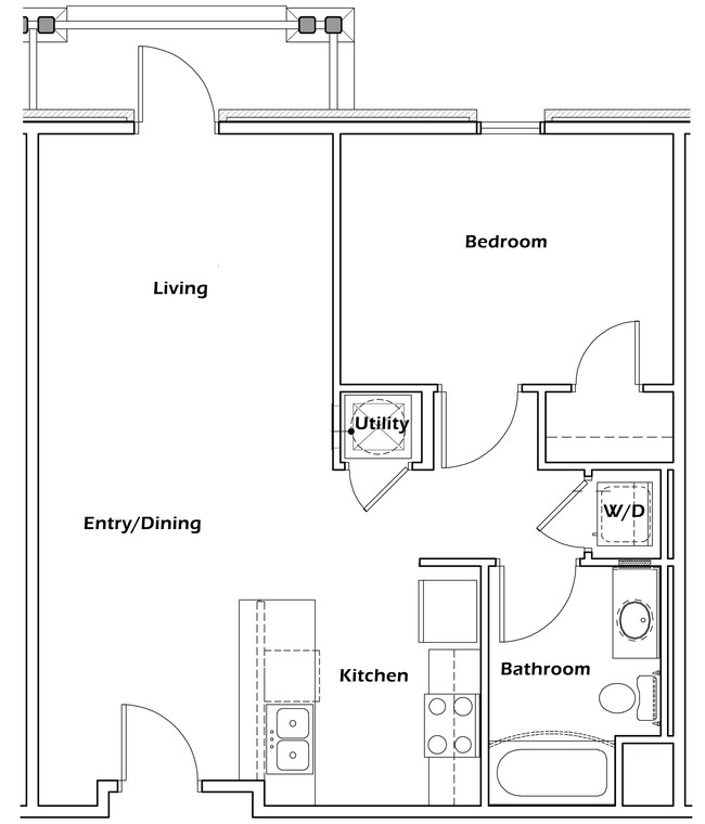 Floorplan - Barataria Station Apartments