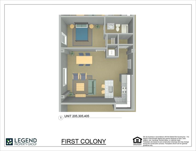 Floorplan - First Colony Flats