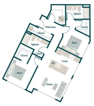 Floorplan - Hazel Apartments