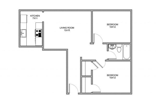 2 Bedroom - Stanton