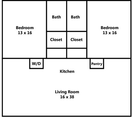 Floorplan - Dunnhill Apartments