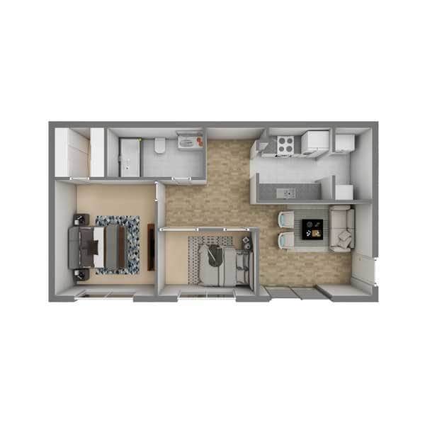 Floorplan - The Parker on Black Oak