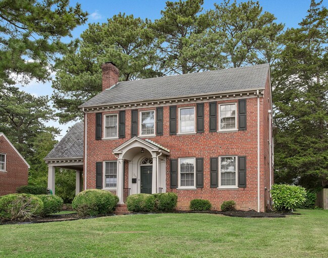 Primary Photo - Classic Brick Colonial with Slate roof on ...