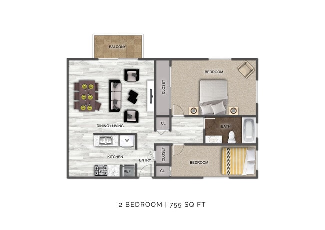 Floorplan - Riverside Flats