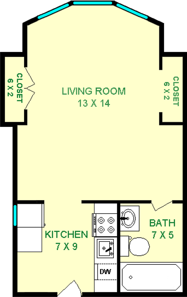 Camellia Studio Floorplan - Nevilletree