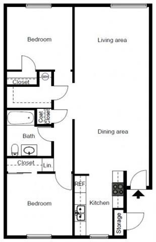 Floorplan - Coronado Glen Apartments
