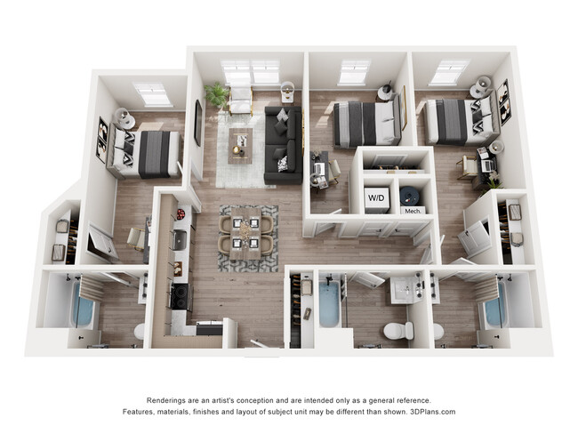 Floorplan - 608 E Chalmers (New Development)