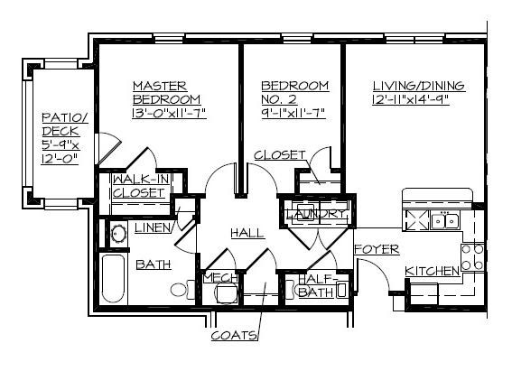 2BR/2BA - Wesleyan Place