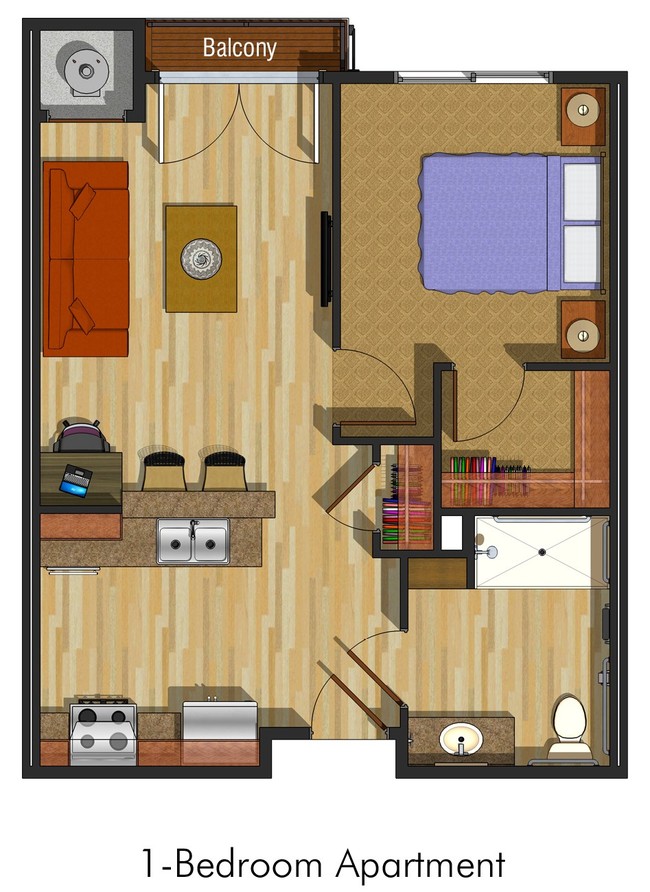 Floorplan - Oakridge Crossing Senior Community
