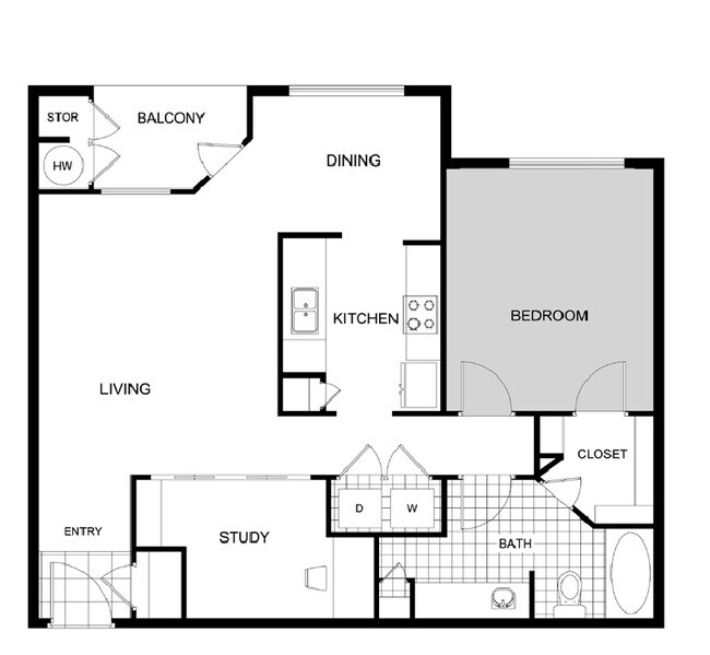Floorplan - Parkway Senior Apartments