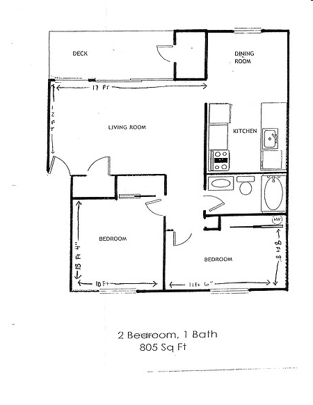 2BR/1BA - Villas at Bridge Creek