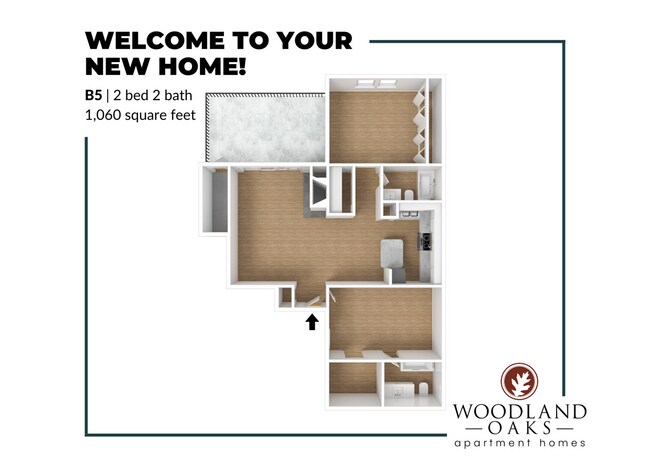 B5 Floor Plan - Woodland Oaks