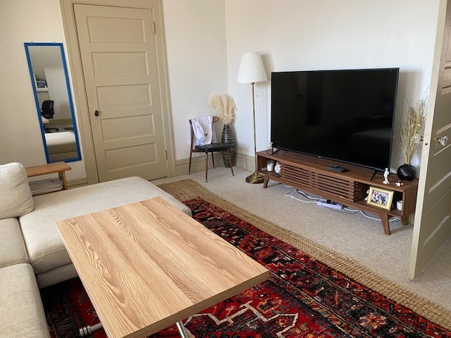 Another view of living room - door is to very large closet - 1360 Denniston St