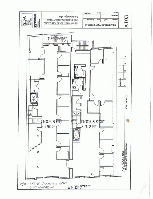 Floor Plan - 2nd Floor - 44 Winter St