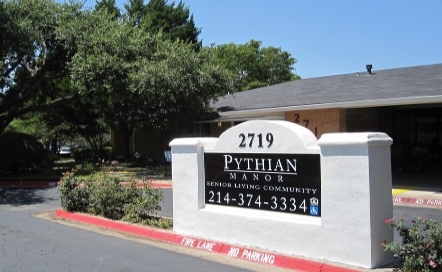 Sign - Pythian Manor