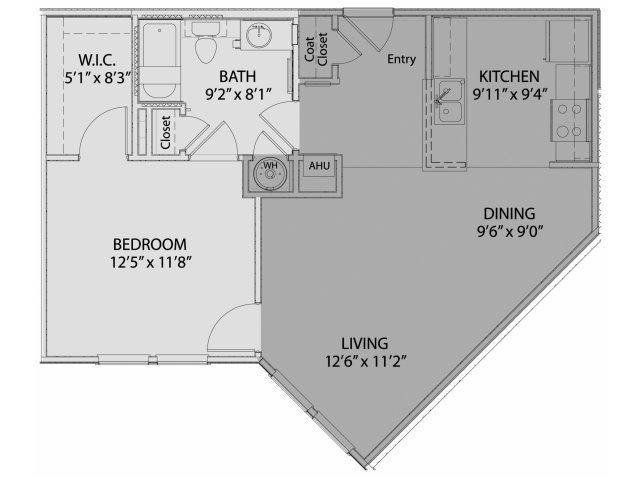 1BR/1BA - The Terraces at Haven for Hope