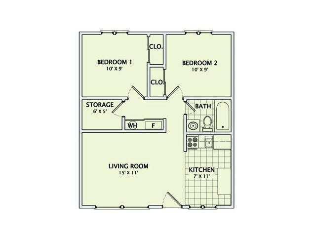 The Lodge - Remodeled Floorplan - Healey Gardens