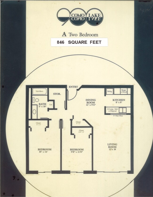 Floorplan - Como by the Lake Senior Apartments