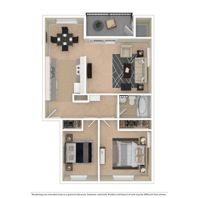 Floorplan - Greenwood Park Apartments