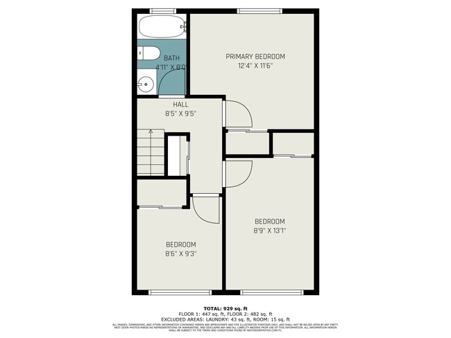 Floor Plan - 2nd Floor - 4506 Everett Ct