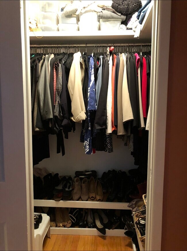 Master bedroom custom closet - 122 Sterling Ave