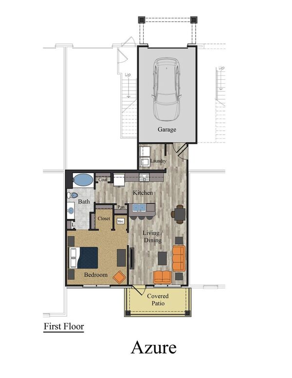 Floorplan - Meridian Park Apartments