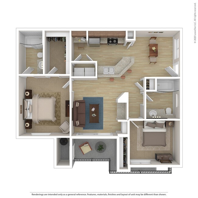 Floorplan - Camino Real Apartments