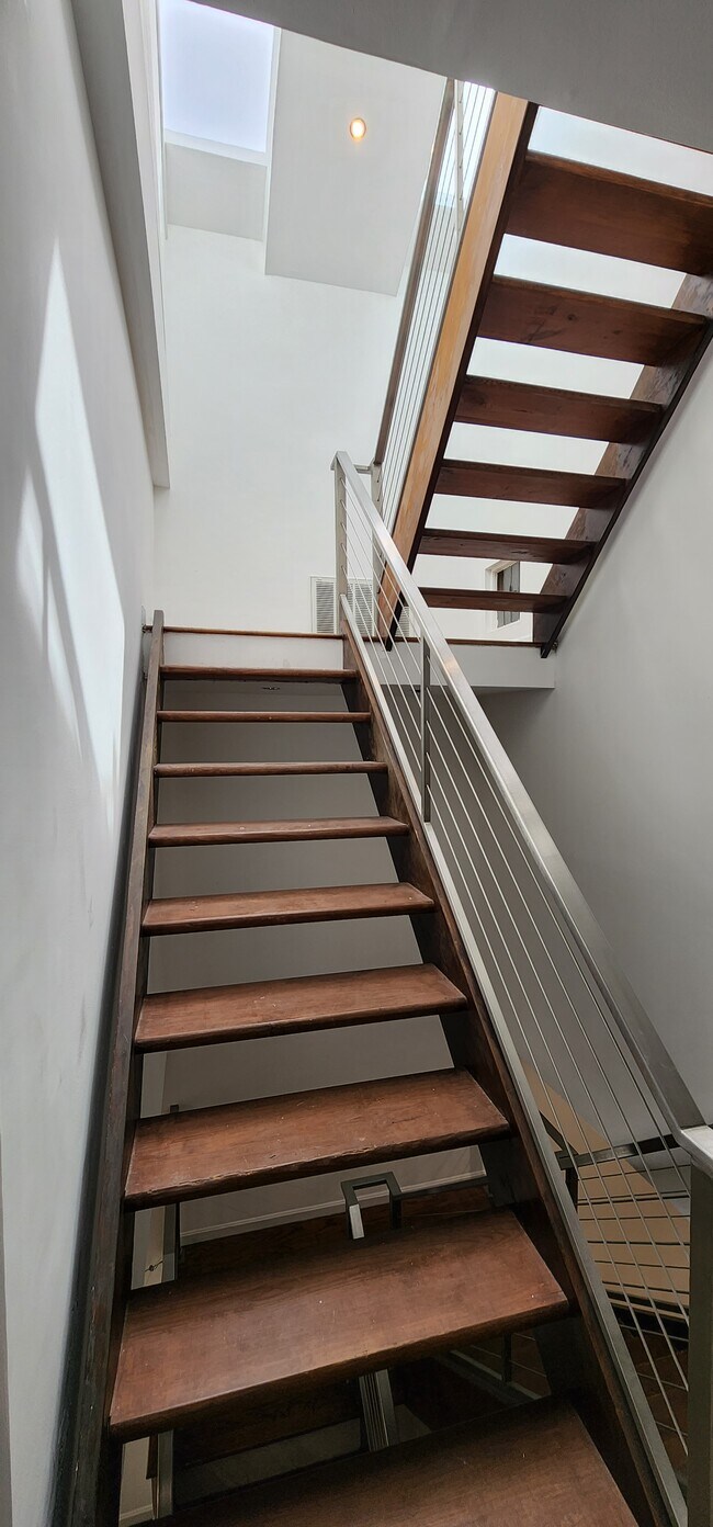 Stairs to roof deck - 721 12th St NE