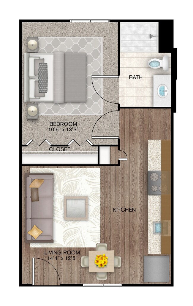 Floorplan - New Forest Haven - 55+ Apartments