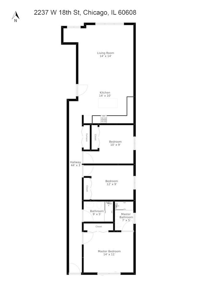 Floor Plan - 2237 W 18th St