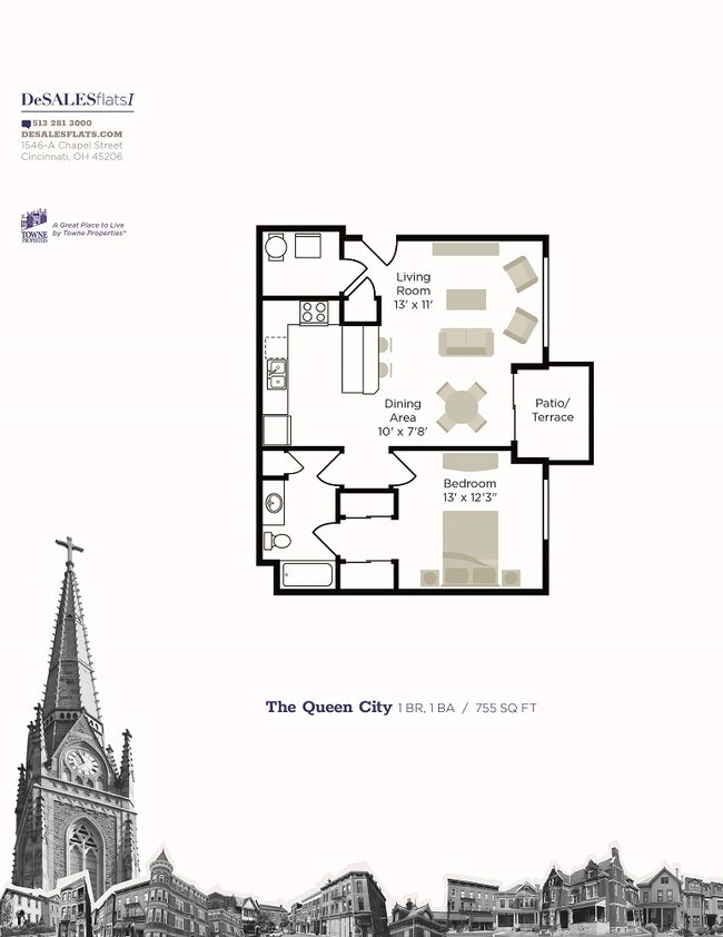 Floorplan - DeSales Flats Apartments*