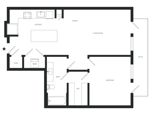 Floorplan - The Samford Glenn Apartments