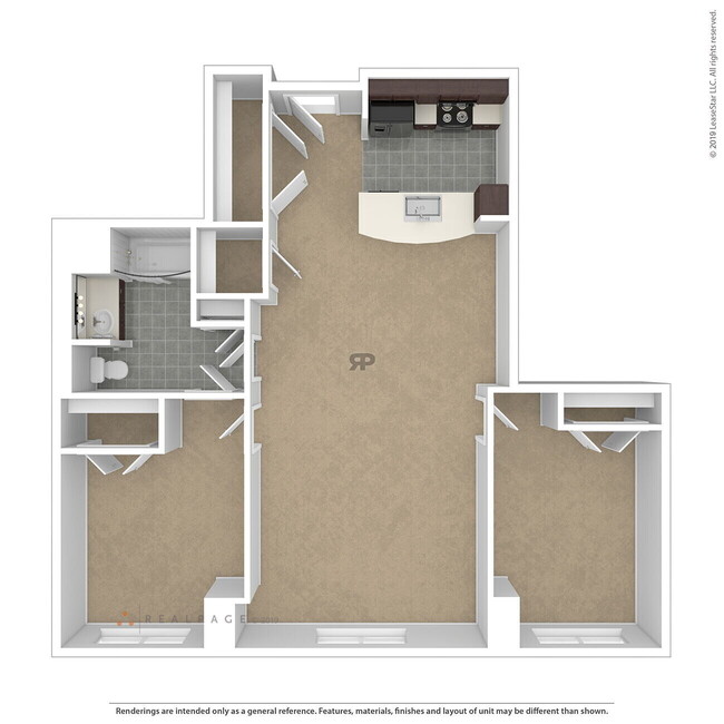 Floorplan - Curtain Lofts  1371