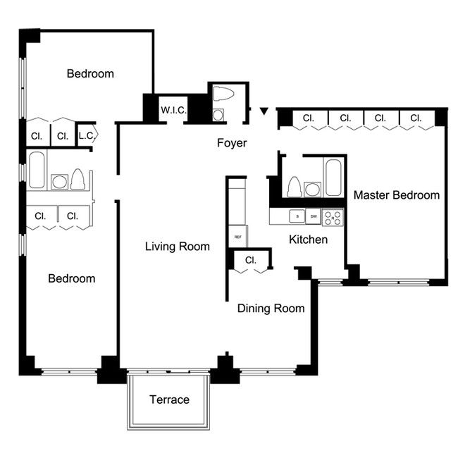 3BR/2.5BA - The Somerset