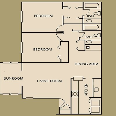2BR/2BA - Paces Ridge at Vinings