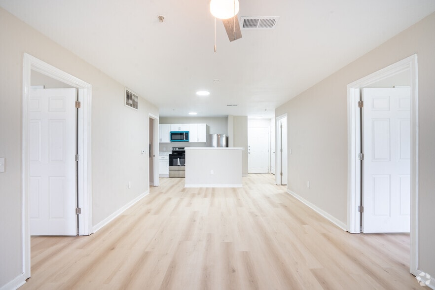 4BR, 2BA - 1,224SF - Living Room - Edge Estates