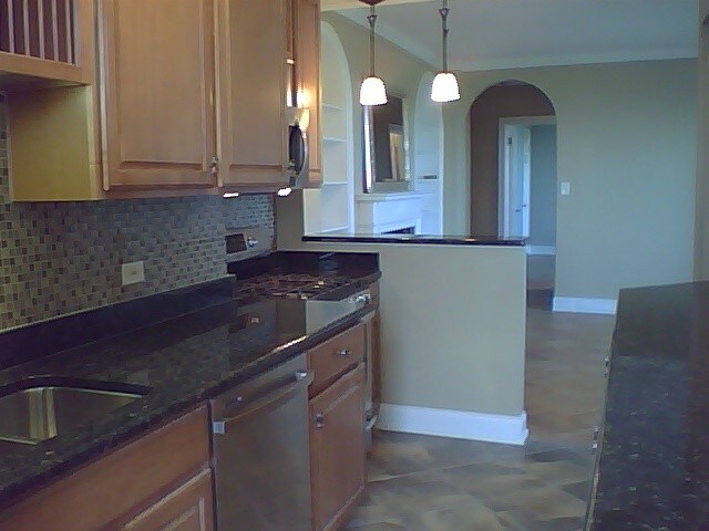 Kitchen view into Living Room - 2000 N Lincoln Park W