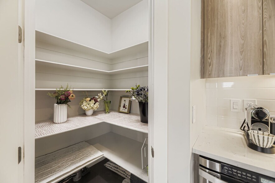 Kitchen Pantry adds so much storage space - 2765 S Sherman St