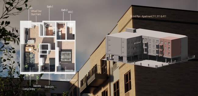 Floorplan - Gabriel Luxury Apartments-Call for details!