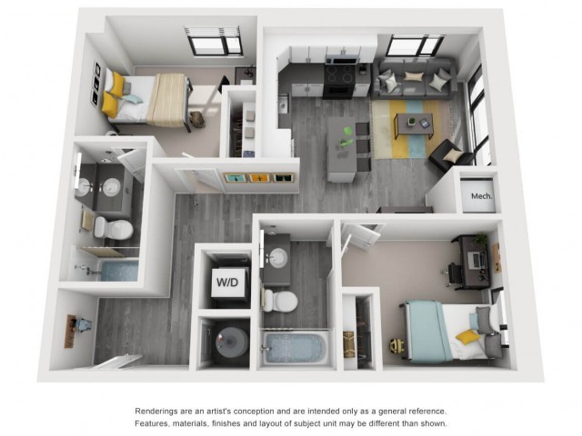 Floorplan - The Bridge on Forbes