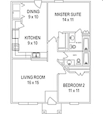 2BR/2BA - Green Isle Townhomes